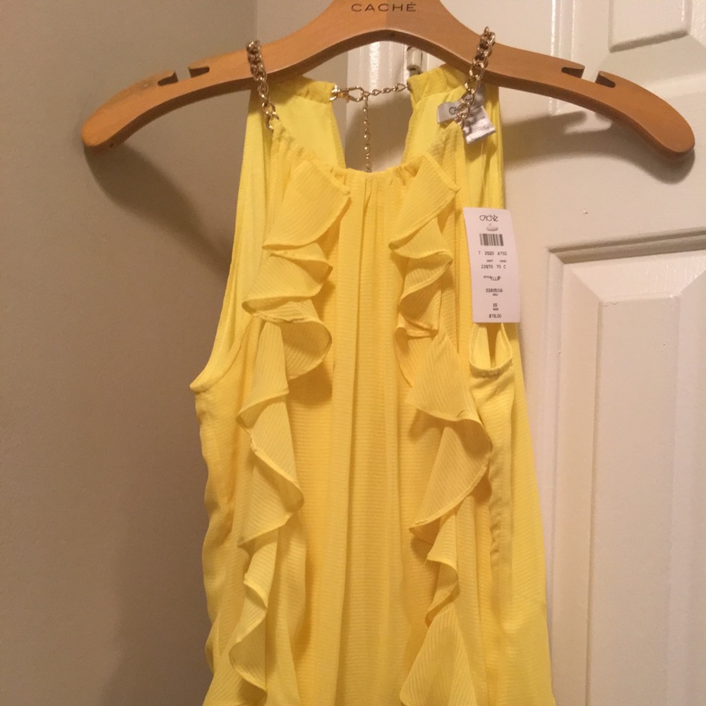 Sleeveless Cache top